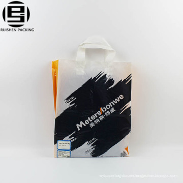 PE Plastic handlde shopping bags with logo